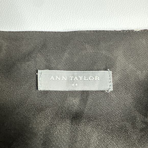 Ann Taylor Y2K Giraffe Print Cowl Neck Top L Brown Silky Minimalist Workwear - Picture 6 of 10